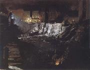 George Bellows, Excavation at Night